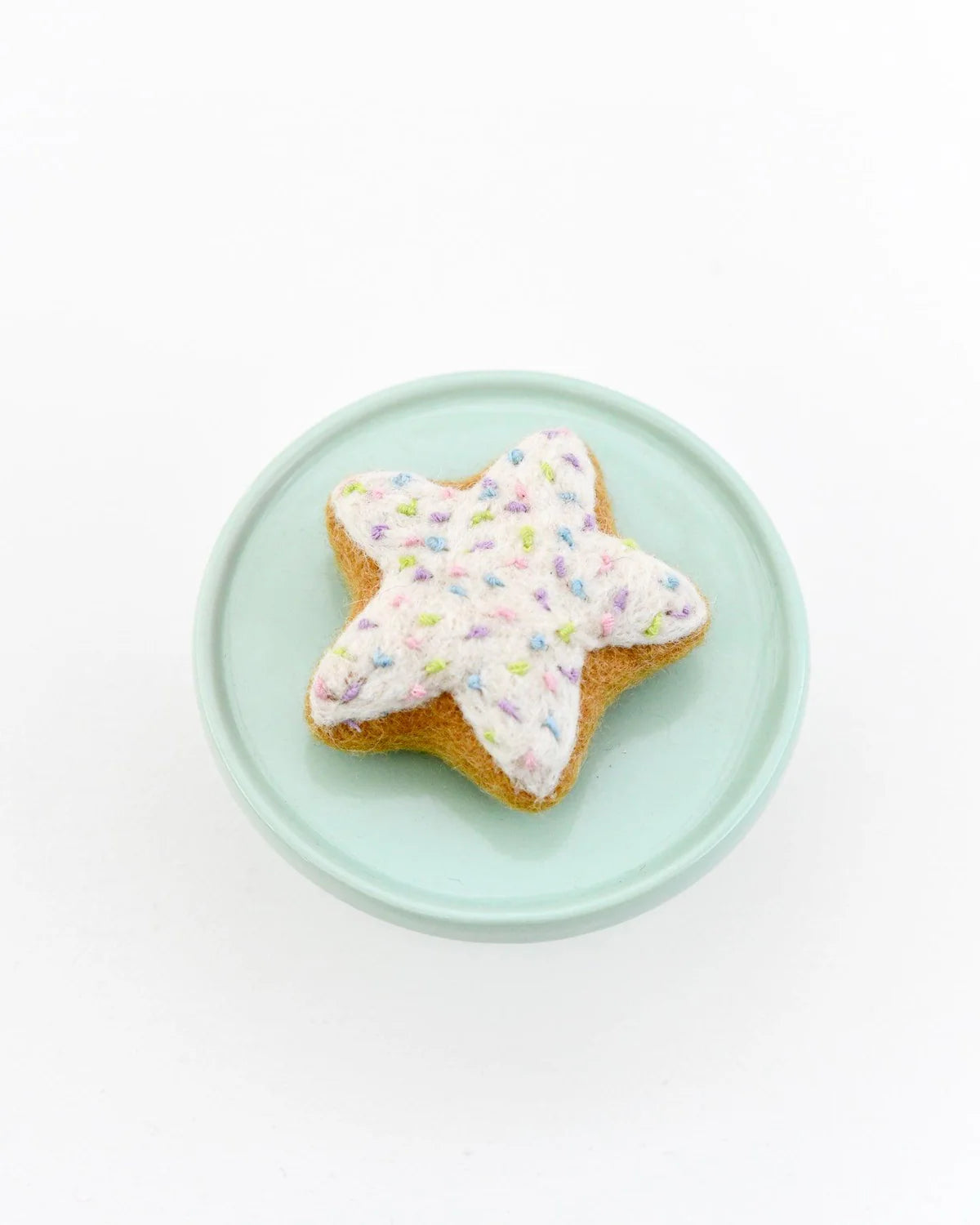 Felt Star Icing Cookie with Sprinkles