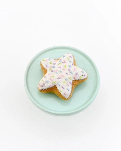 Felt Star Icing Cookie with Sprinkles