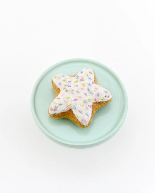 Felt Star Icing Cookie with Sprinkles