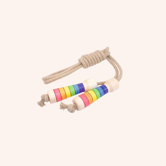 Rainbow Linen Jump Rope