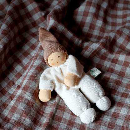 Nucki Rattle Doll Beige