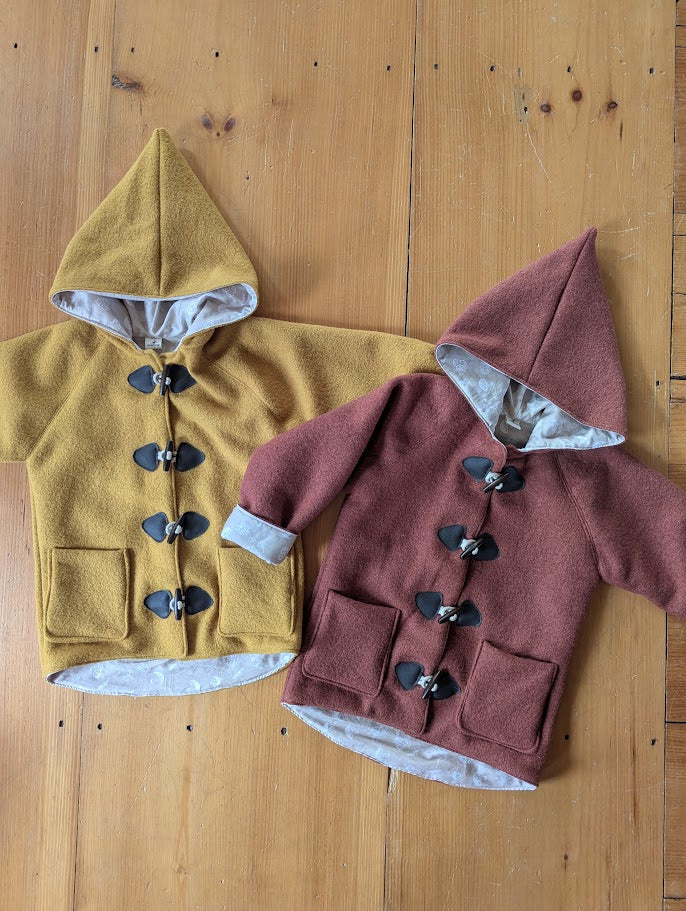 Wool Coat - Cotton Nestling Lining