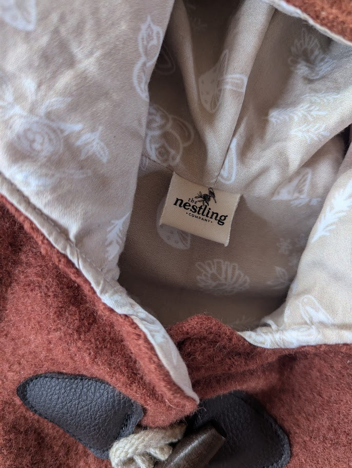 Wool Coat - Cotton Nestling Lining