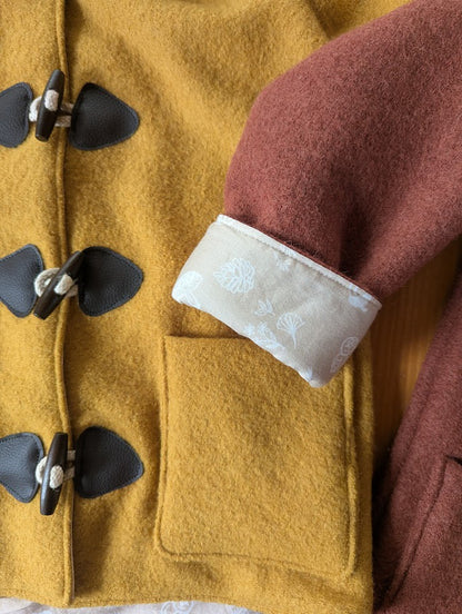 Wool Coat - Cotton Nestling Lining