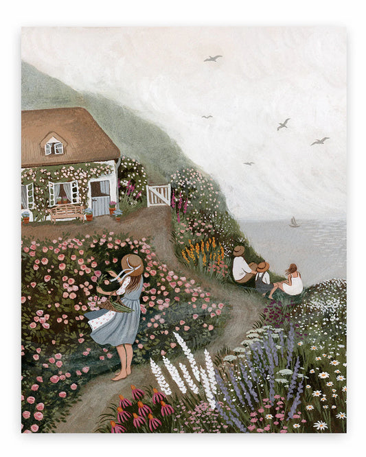 Rose Cottage Print