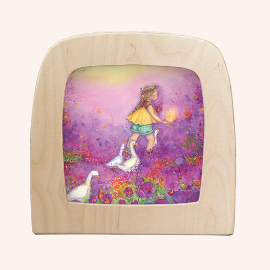 Anne Illustraties silhouette - Little Goose Girl