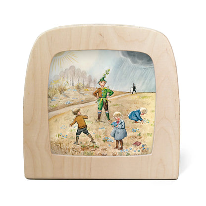 Around the Year silhouette - April