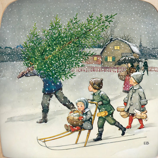 Around the Year silhouette - December