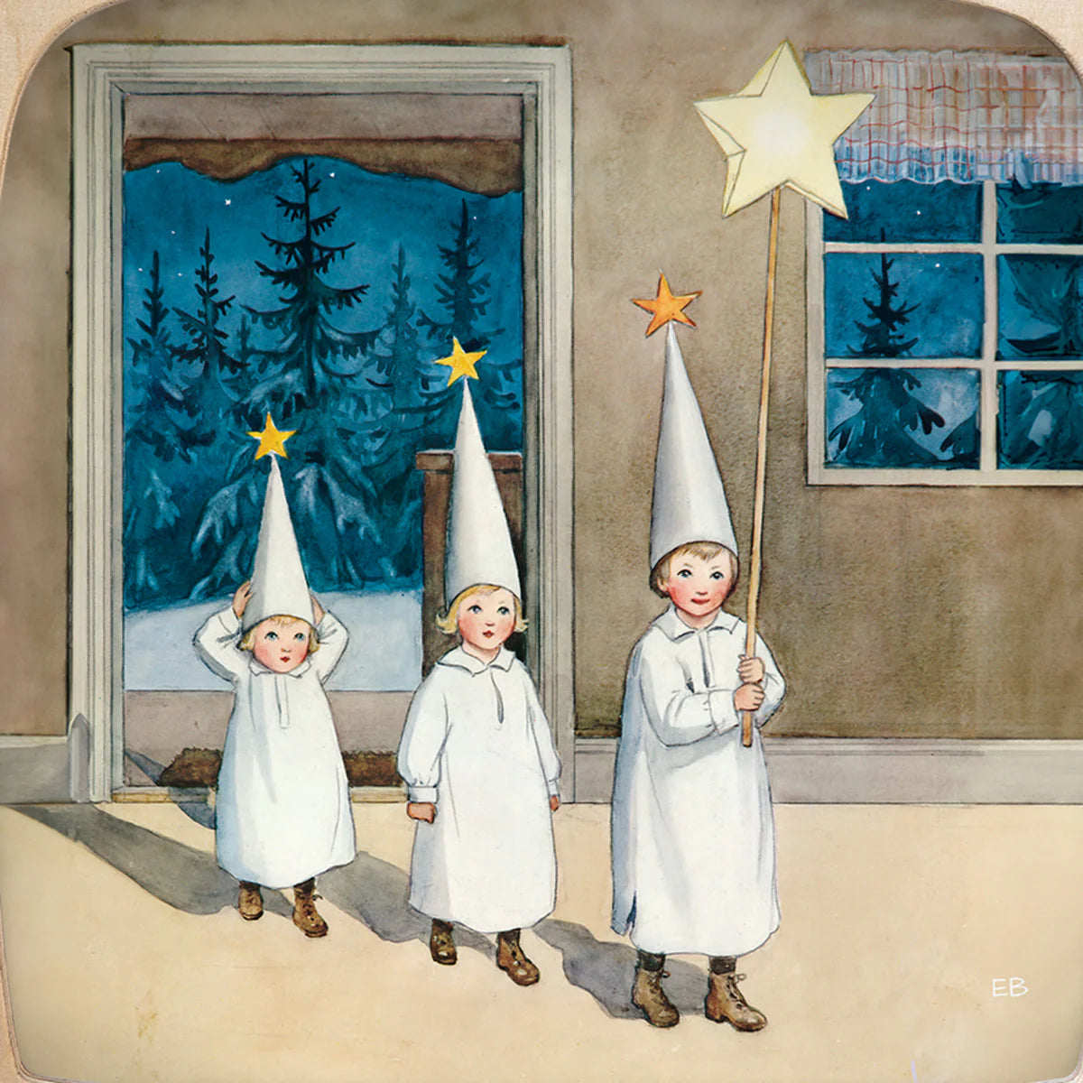 Around the Year silhouette - January