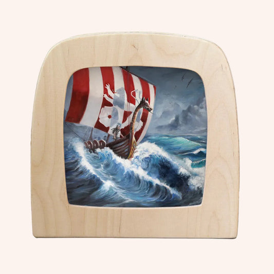 Berit Strasser silhouette - Viking Ship