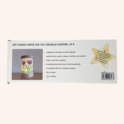 DIY Shades paper for Toverlux Lantern