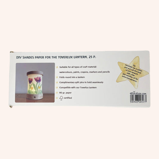 DIY Shades paper for Toverlux Lantern
