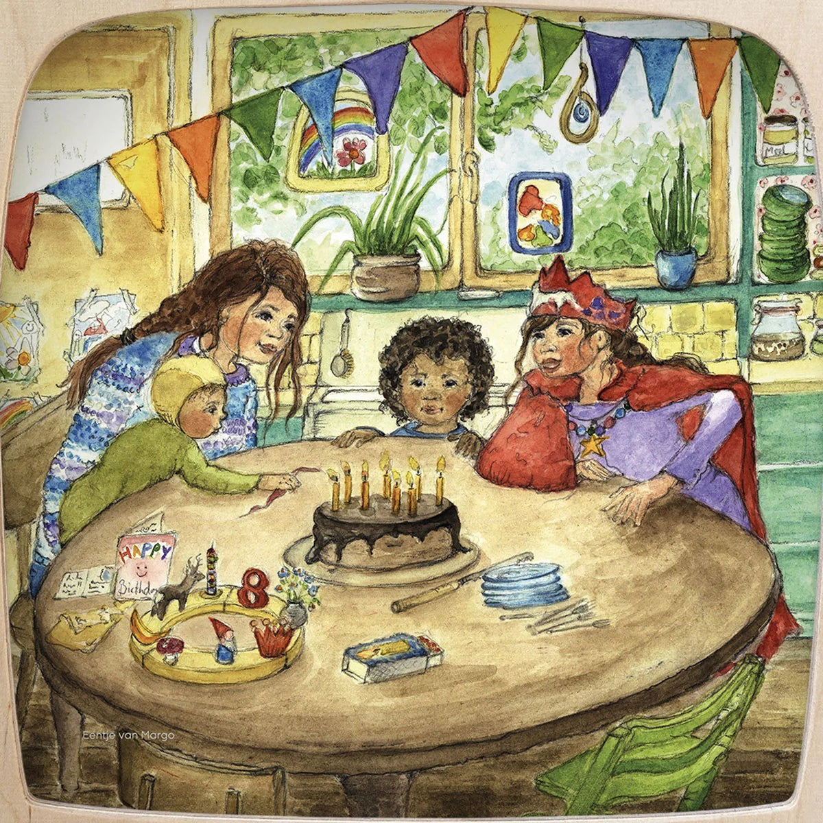 Eentje Van Margo Silhouette - Happy Birthday!