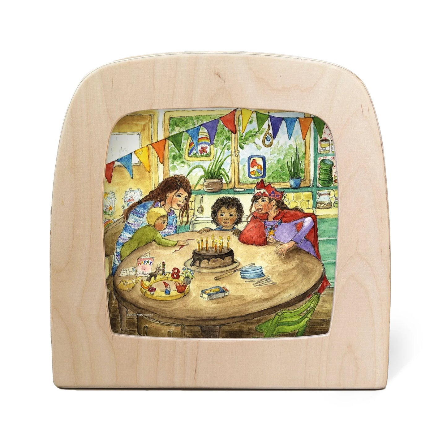 Eentje Van Margo Silhouette - Happy Birthday!