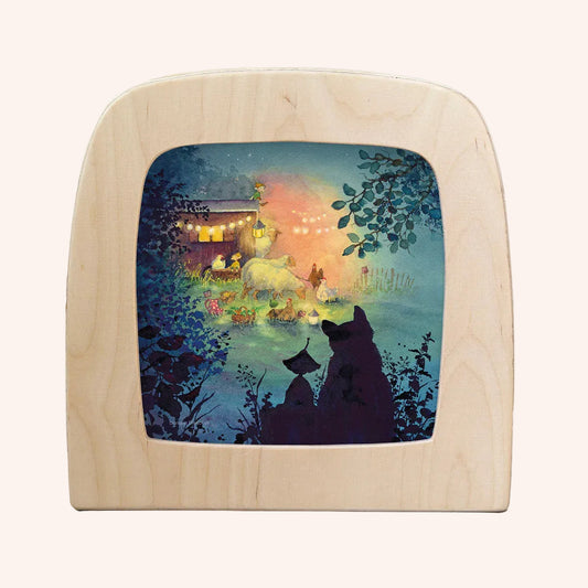 Daniella Dreschler silhouette - Griswald and the Lucky Sheep - Barn Party
