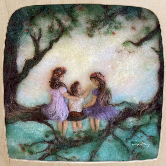 Het Wol Feetje silhouette - Siblings