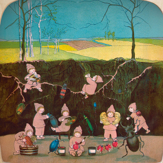 The Story of the Root Children silhouette - Winter