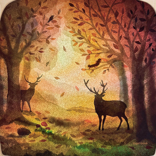 Vogel Geluk silhouette - Komorebi