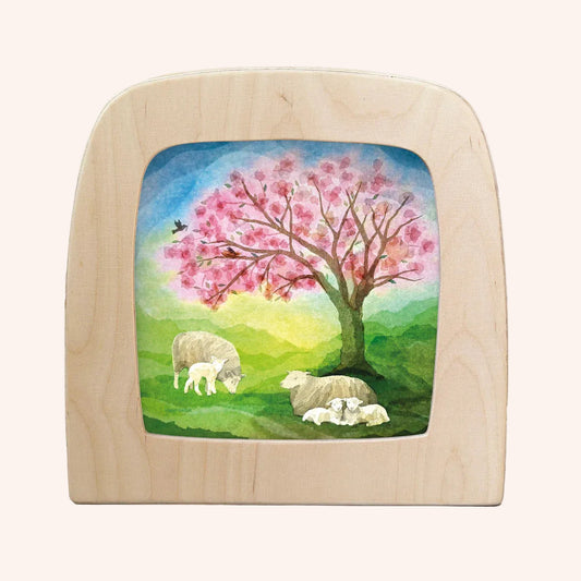 Vogel Geluk silhouette - Little Lambs