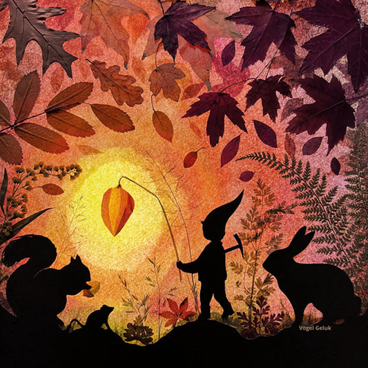 Vogel Geluk silhouette - Little Lantern