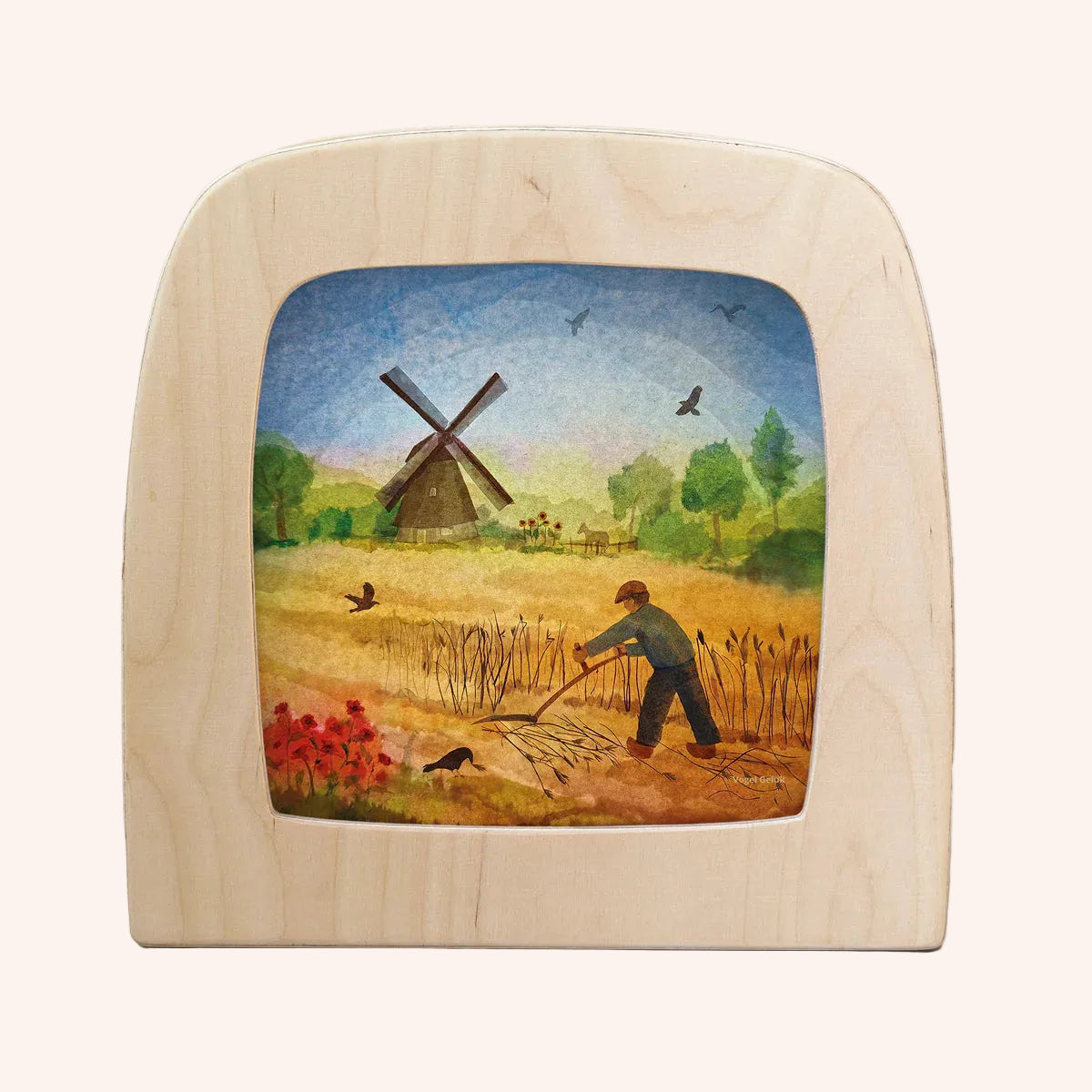 Vogel Geluk silhouette - Windmills