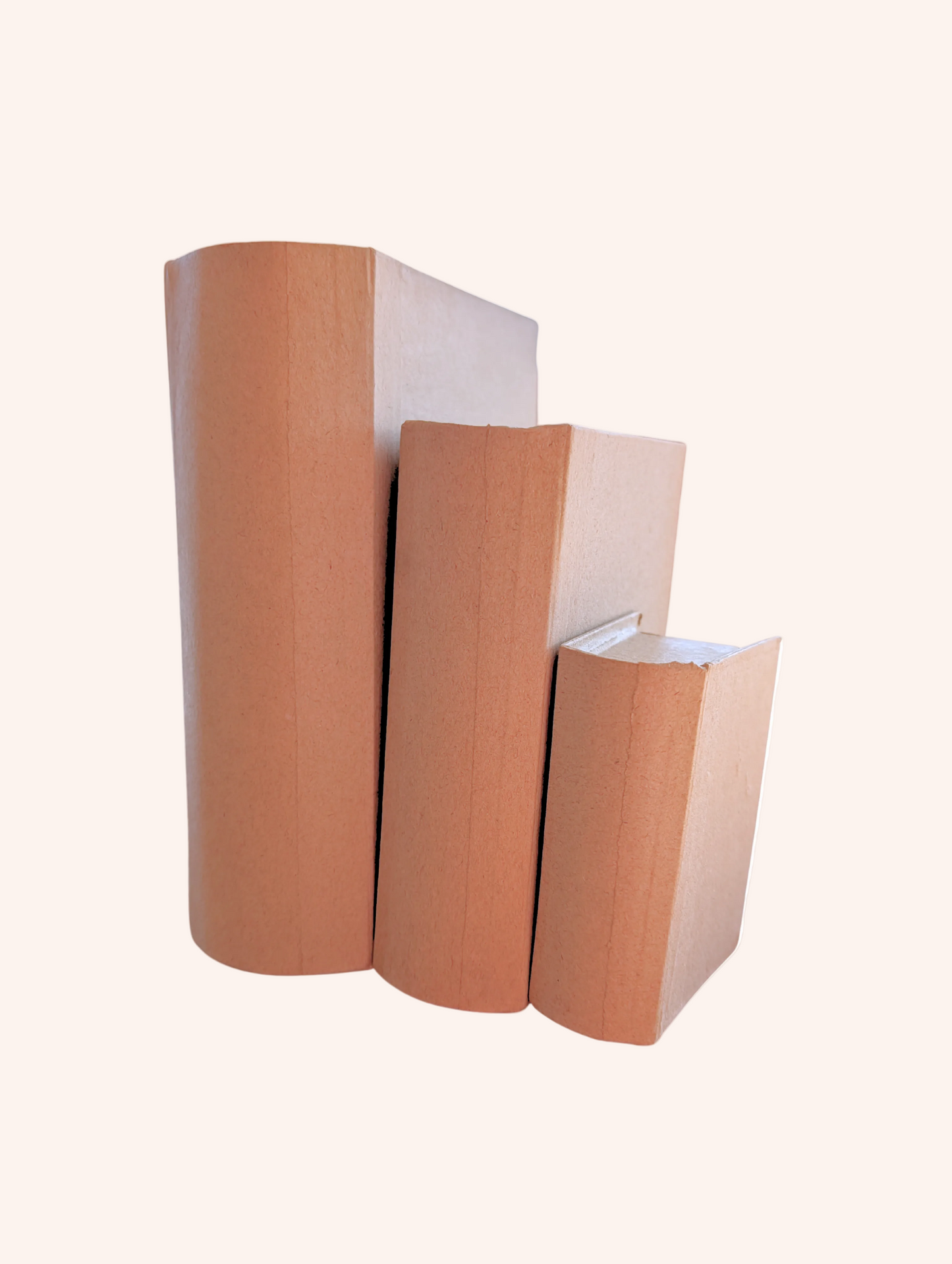 Paper Mache Book Box Trio