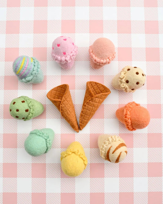 Felt Ice Cream Set
