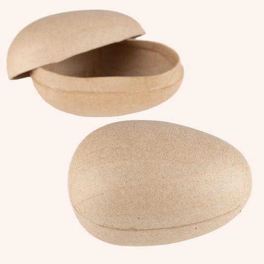 Fillable Paper Mache Split German Easter Egg Box