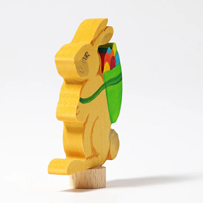 Decorative Figure Rabbit with Basket