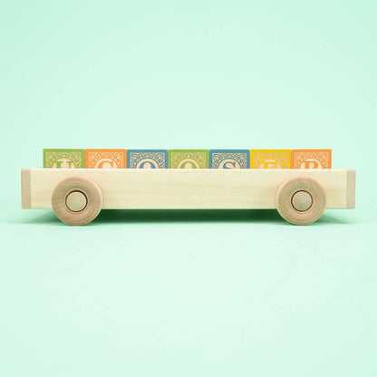 Uncle Goose - Uncle Goose Classic ABC Blocks with Wagon