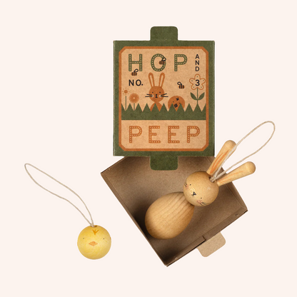 Hop and Peep Hanging Ornaments