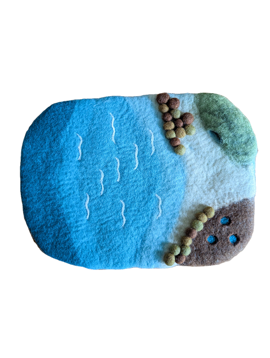 Sea, Beach and Rockpool Play Mat Playscape