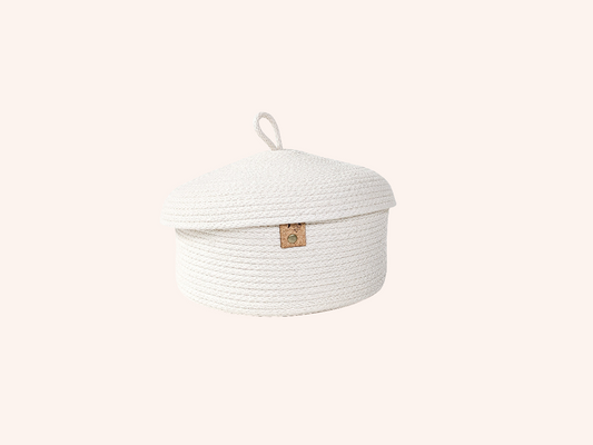 Oak - Lidded Basket