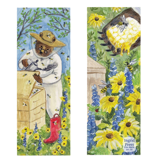 Honey Bear Double-sided Bookmark