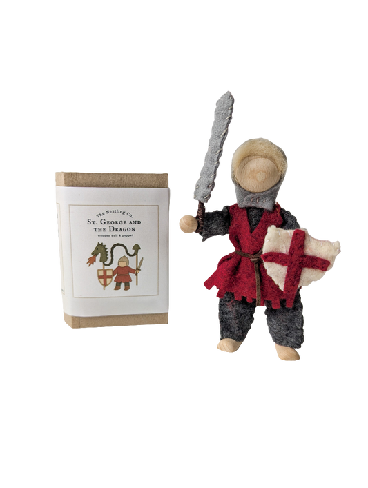 PREORDER St. George and the Dragon Doll + Puppet Set