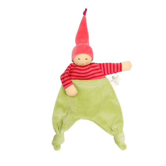 Forest Elf Blanket Doll Pink-Green