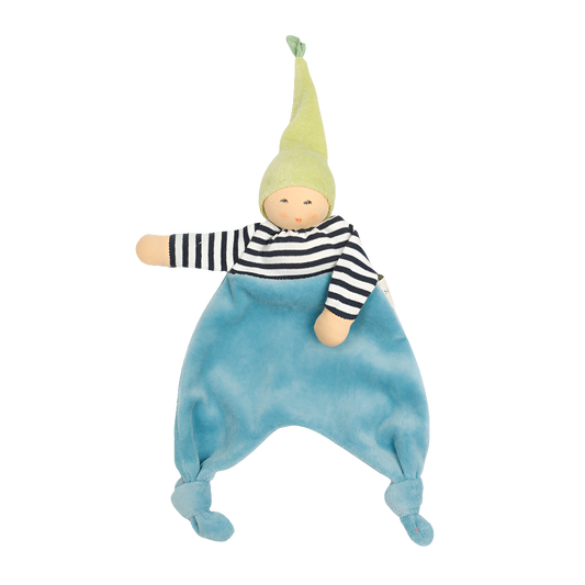 Forest Elf Blanket Doll Turquoise-Green