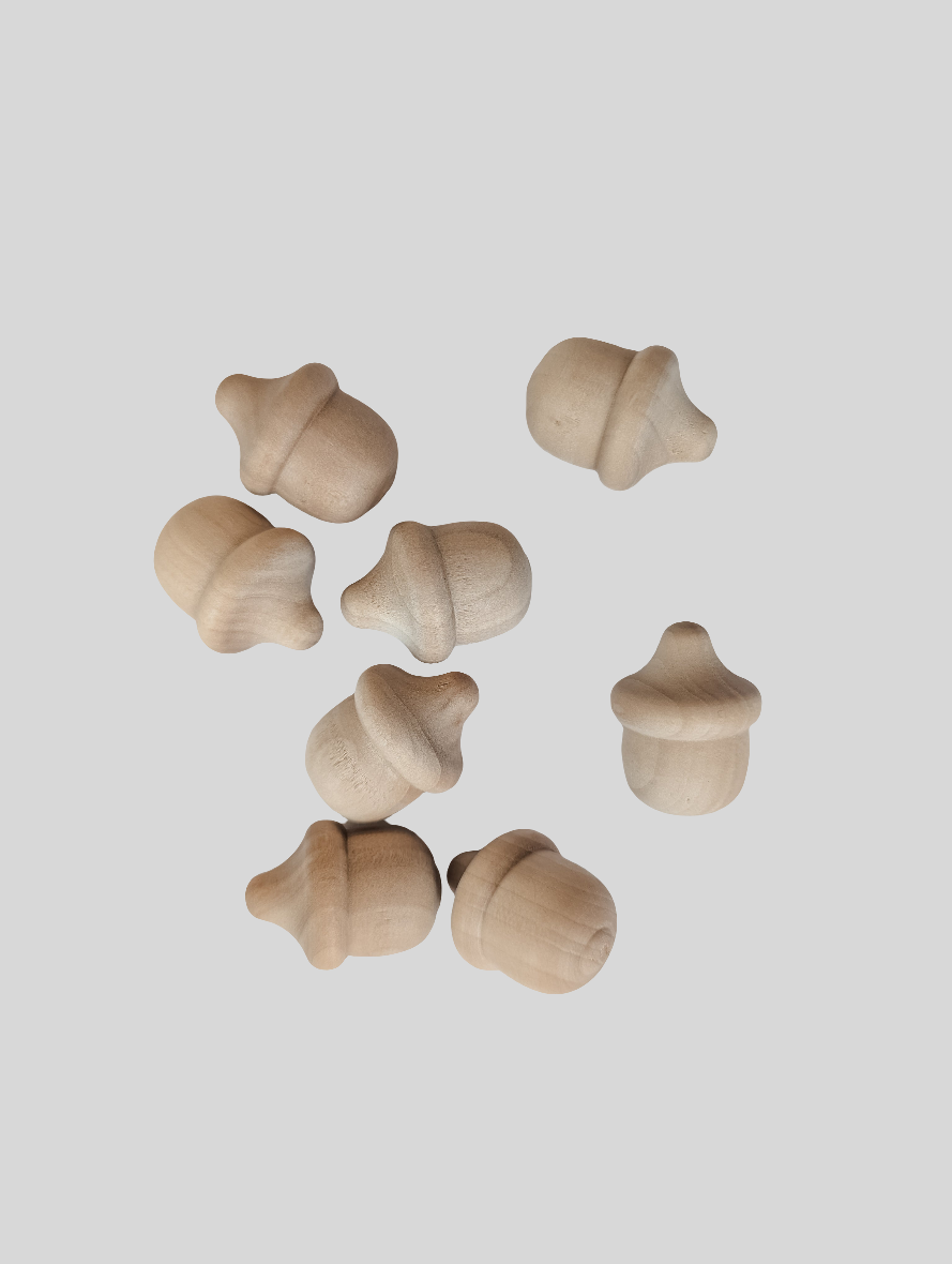 Wooden Acorns