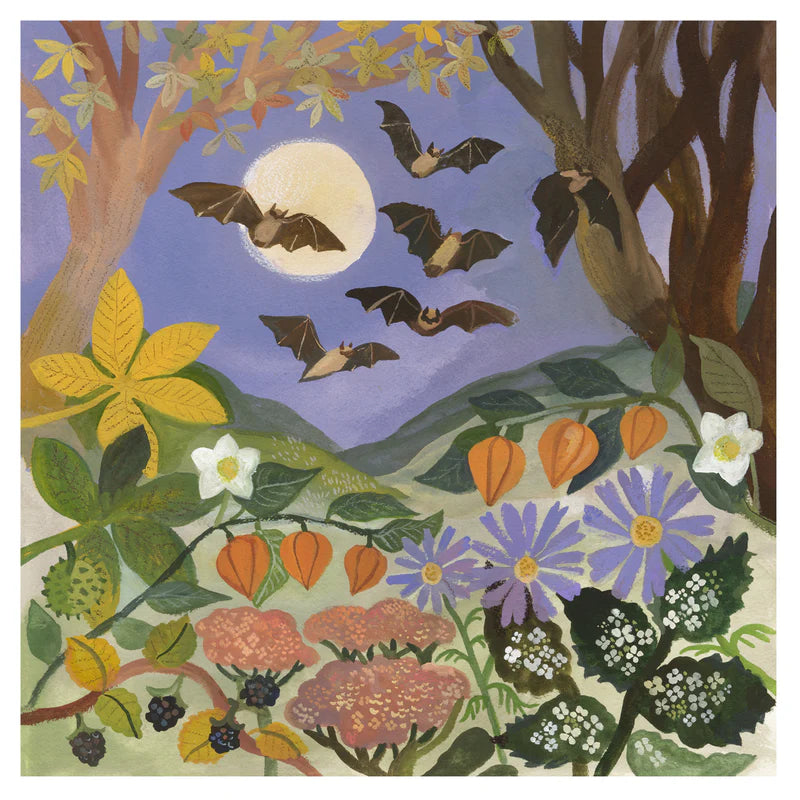 Bats in the Moonlight Print