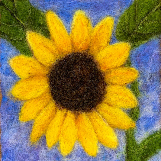 Sunflower - MorMor Thyme Tile Needle Felting Kit