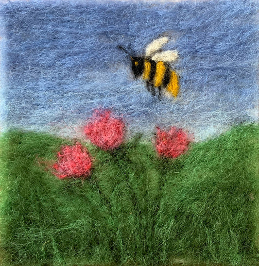 Bumblebee - MorMor Thyme Tile Needle Felting Kit