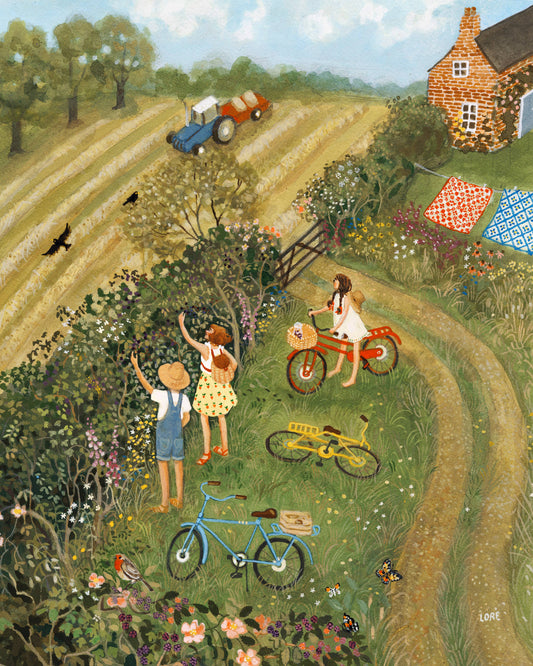 Along the Hedgerow Card
