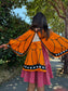 Orange Monarch Butterfly Costume Wings
