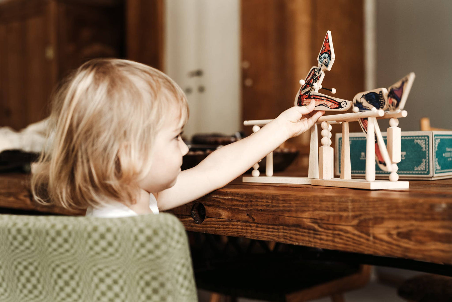 Acrobat Girl Wood Toy