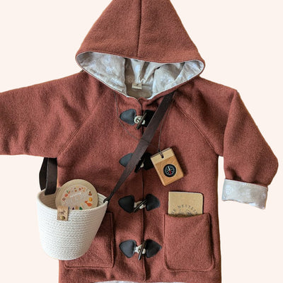 Wool Coat - Cotton Nestling Lining