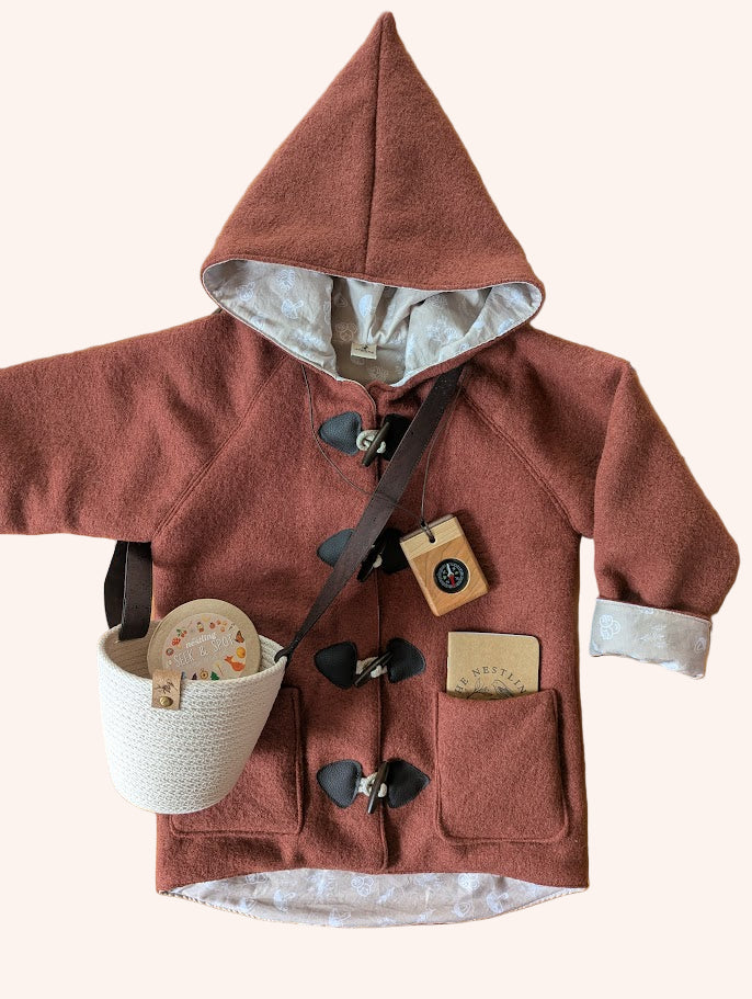 Wool Coat - Cotton Nestling Lining