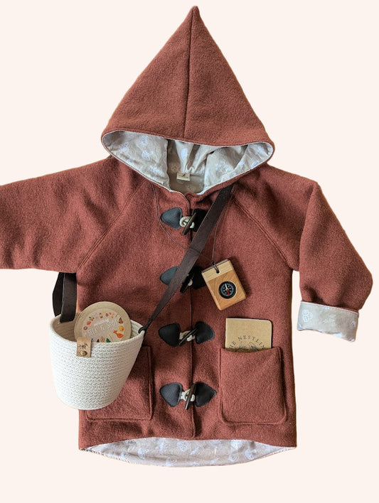 PREORDER Wool Coat - Cotton Nestling Lining