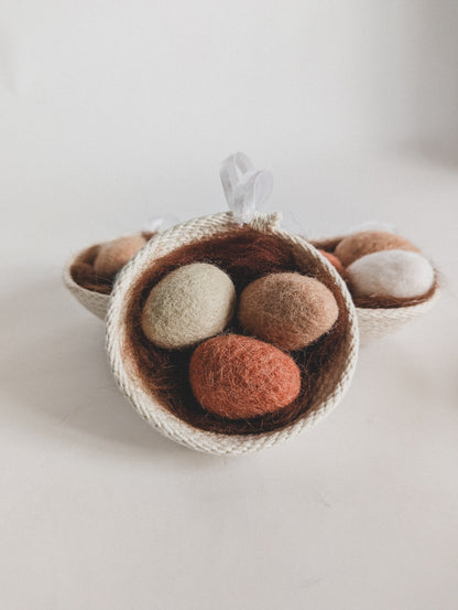 Wool Nest Ornaments