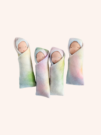 Rainbow Mini Waldorf Doll