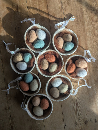 Wool Nest Ornaments